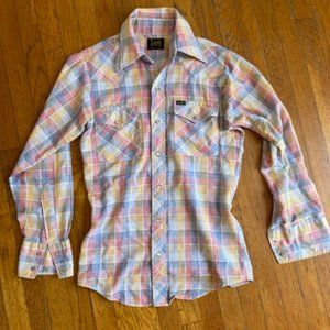 Vintage 1970s Lee Western Cowgirl shirt 34"